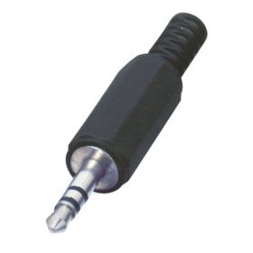   Home SK 4 jack dugó, 3,5mm sztereó lengődugó, műanyag, törésgátló