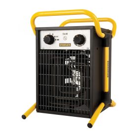 Stanley ST-05-400-E hordozható elektromos ventilátoros ipari fűtőtest, 2500W/5000W, IPX4 védelem   Stanley ST-05-400-E hordozható elektromos ventilátoros ipari fűtőtest, 2500W/5000W, IPX4 védelem