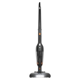   Gorenje SVC144FBK álló porszívó, fekete, 95 W, 2 in 1, HEPA szűrő, TURBO kefe, Li-Ion akkumulátor, 0,6 L-es tartály
