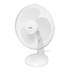 Home TF30WH asztali ventilátor, 40 W, 3 fokozat, 30 cm-es lapátátmérő, oszcillálás, fehér   Home TF30WH asztali ventilátor, 40 W, 3 fokozat, 30 cm-es lapátátmérő, oszcillálás, fehér