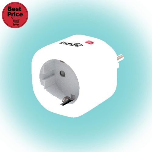 Home TH 3000 távirányítható hálózati aljzat, 40 m hatótáv, max. 3000 W, TH 1011 és TH 1013 szetthez tanítható, rádiós összeköttetés, 230 V, fehér