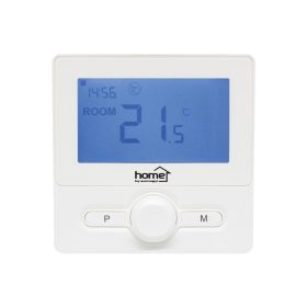 Home THE25W digitális vezetékes szobatermosztát, falra szerelhető, programozható, ablaknyitás-érzékelés, fagyvédelmi funkció, fehér   Home THE25W digitális vezetékes szobatermosztát, falra szerelhető, programozható, ablaknyitás-érzékelés, fagyvédelmi funkció, fehér