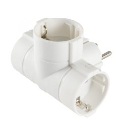 Home TPF-36 földelt hálózati T" elosztó, 3 db földelt aljzat, 250 V~, max. 16 A, max. 3680 W"   Home TPF-36 földelt hálózati T" elosztó, 3 db földelt aljzat, 250 V~, max. 16 A, max. 3680 W"