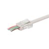 Home TS 51PRO átmenő dugó, 8P/8C (RJ 45), nyitott front, gyors szerelhetőség