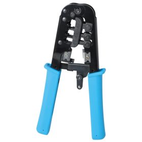 Home TW 4-6 préselőfogó, telefondugóhoz, 210 mm, 3 mérethez, 2 csupaszolási hossz, fém   Home TW 4-6 préselőfogó, telefondugóhoz, 210 mm, 3 mérethez, 2 csupaszolási hossz, fém