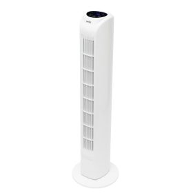   Home TWFR78 oszlopventilátor, 45 W, 3 sebességfokozat, távirányító, kikapcsolás időzítés, oszcillálás