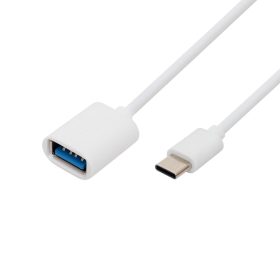 Home USBC OTG kábel, USB-C dugó, USB-A aljzat, kétirányú, 16cm, 2,1A, 480 Mbps   Home USBC OTG kábel, USB-C dugó, USB-A aljzat, kétirányú, 16cm, 2,1A, 480 Mbps