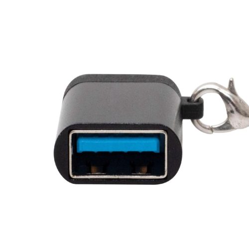 Home USBCA3 usb-c átalakító, USB3.0, 3.0 A, 60 W, USB-C dugó, USB-A aljzat, gyorstöltés, adattovábbítás