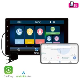 SAL VB X1000 autórádió és multimédiás lejátszó, 4 x 45 W, 2 + 1 RCA, CarPlay, Android Auto, USB Mirror Link   SAL VB X1000 autórádió és multimédiás lejátszó, 4 x 45 W, 2 + 1 RCA, CarPlay, Android Auto, USB Mirror Link