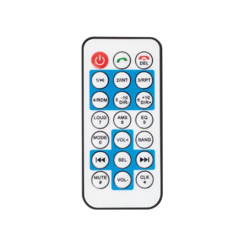 SAL VBT 1100/RD smart autórádió, 4 x 45 W, 4 RCA, FM, BT, USB, SD, AUX, kék LED kijelző és gombok, Android/iOS App