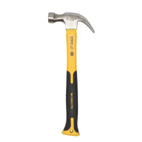 WORKSITE WT3003 szöghúzó karmos kalapács, 500g, üvegszálas nyél, csúszásgátló markolat   WORKSITE WT3003 szöghúzó karmos kalapács, 500g, üvegszálas nyél, csúszásgátló markolat