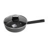 Zilan ZLN0874 Spotty Chef magasfalú serpenyő fedővel, 24 cm, 2,4 literes, tapadásmentes bevonat