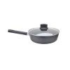 Zilan ZLN0874 Spotty Chef magasfalú serpenyő fedővel, 24 cm, 2,4 literes, tapadásmentes bevonat