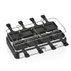 Zilan ZLN8863 raclette grill, 1500 W, 2 az 1-ben, alumínium sütőlap, tapadásmentes bevonat, hőfokszabályozó, kiegészítők