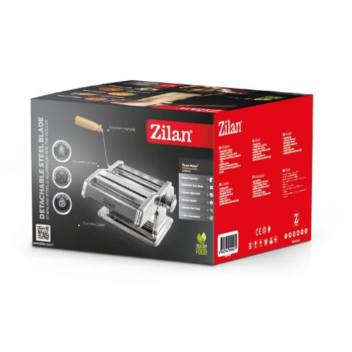 Zilan ZLN9471 tésztakészítő, manuális, rozsdamentes acél alapanyag, 9 méret