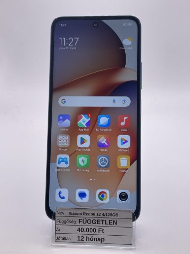 Xiaomi Redmi 12 4/128GB Kék