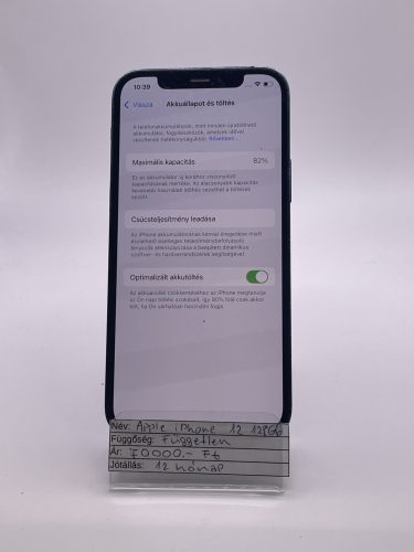 Apple iPhone 12 128GB Fekete