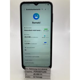 Samsung A14 4/64GB Fekete