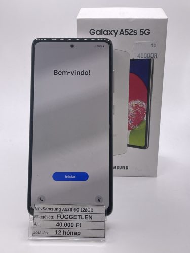 Samsung A52S 5G 128GB fehér