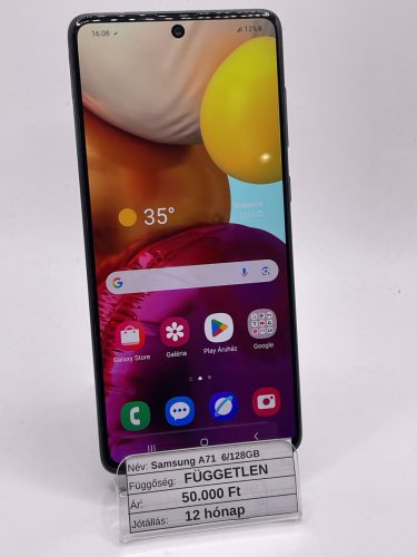 Samsung A71 6/128GB Kék