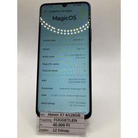 Honor X7 4/128Gb fekete