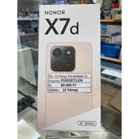   ÚJ Bontatlan Honor X7d 6/128GB fekete/ 12 hónap jótállással!