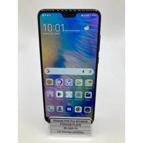 Eladó Huawei P20 Pro 6/128GB Fekete / 12 hónap jótállás