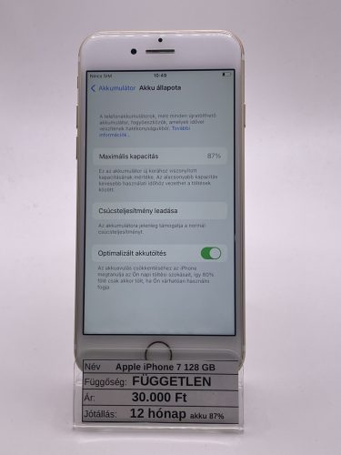 Apple iPhone 7 128GB Arany