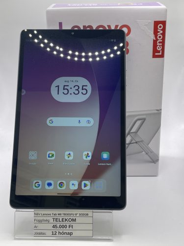 Lenovo Tab M8HD 3/32GB / 12 hó jótállással Szürke