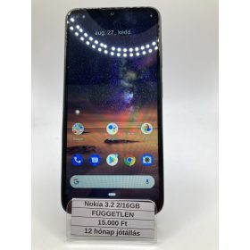   Eladó használt Nokia 3.2 2/16GB fekete / 12 hó jótállás