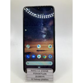   Eladó használt Nokia 3.2 2/32GB fekete / 12 hó jótállás