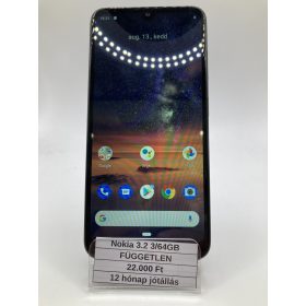   Eladó használt Nokia 3.2 3/64GB fekete / 12 hó jótállás
