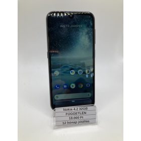   Eladó használt Nokia 4.2 2/32GB fekete / 12 hó jótállás