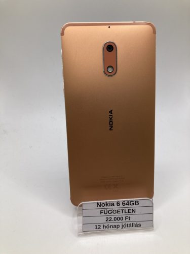 Eladó használt Nokia 6 4/64GB / 12 hó jótállás