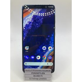 Használt Nokia 9 Pureview 6/128GB kék / 12 hó jótállás