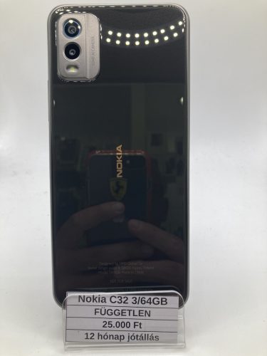 Eladó használt Nokia C32 3/64GB barna / 12 hó jótállás