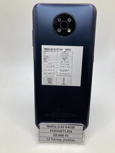 Eladó használt Nokia G10 3/64GB / 12 hó jótállás