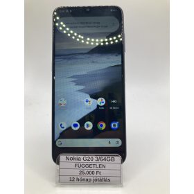 Eladó használt Nokia G20 3/64GB kék / 12 hó jótállás