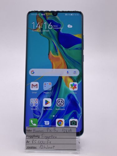 Huawei P30 Pro 128GB Aurorakék