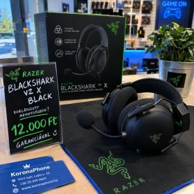   Bontatlan Razer Blackshark V2 X black / Garancia: 2028.05.15 - ig