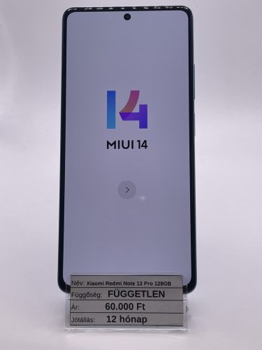 Xiaomi Redmi Note 12 Pro 128GB Kék