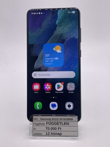 Samsung S21 Fe 6/128GB Fekete
