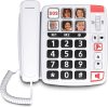 Swissvoice Xtra 1110 asztali vezetékes telefon időseknek fehér