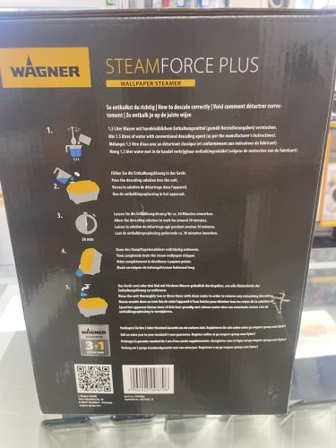 WAGNER SteamForce gőzölős tapétaleválasztó (2000W 50g/min) / 12 hó jótállás