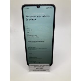 Xiaomi Redmi 13C 6/128GB fekete / 12 hó jótállás
