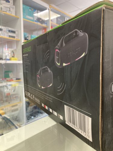 Használt Zealot S79 hordozható bluetooth hangfal fekete / 12 hó jótállás